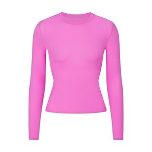 SKIMS Neon Orchid, fits everybody long sleeve T-shirt… SOLD OUT